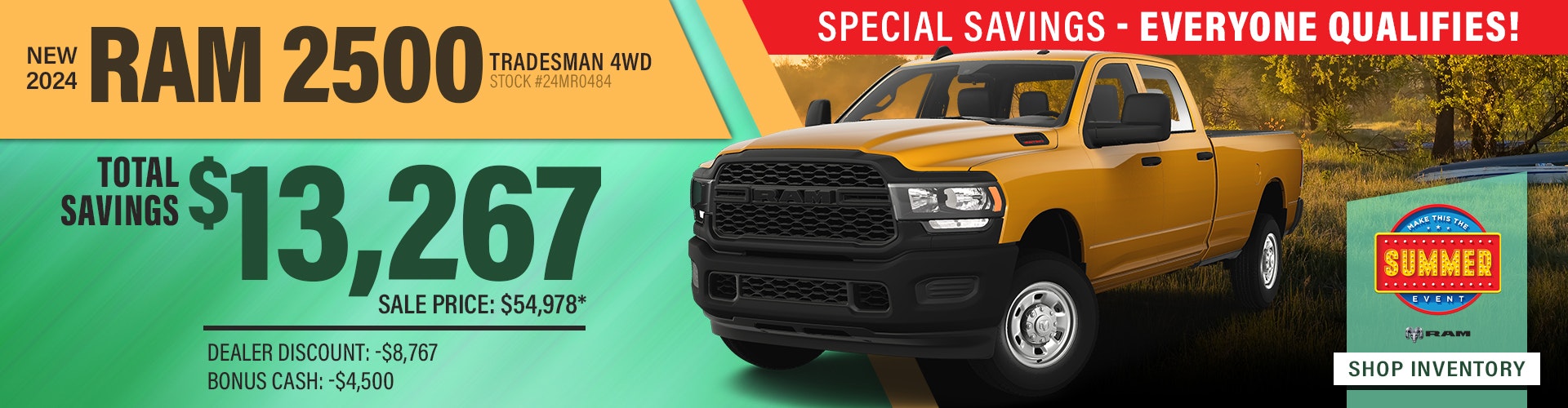New 2024 RAM 2500 Tradesman 4WD