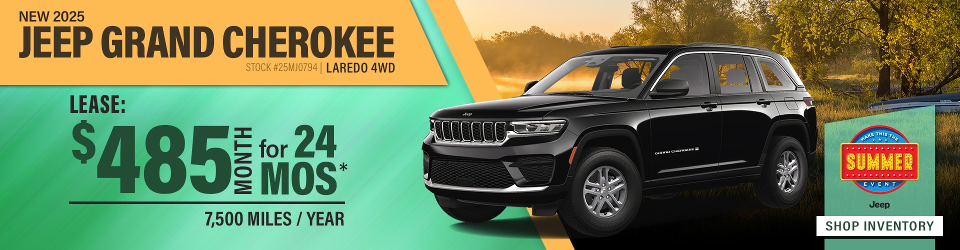 New 2025 Jeep Grand Cherokee Laredo 4WD