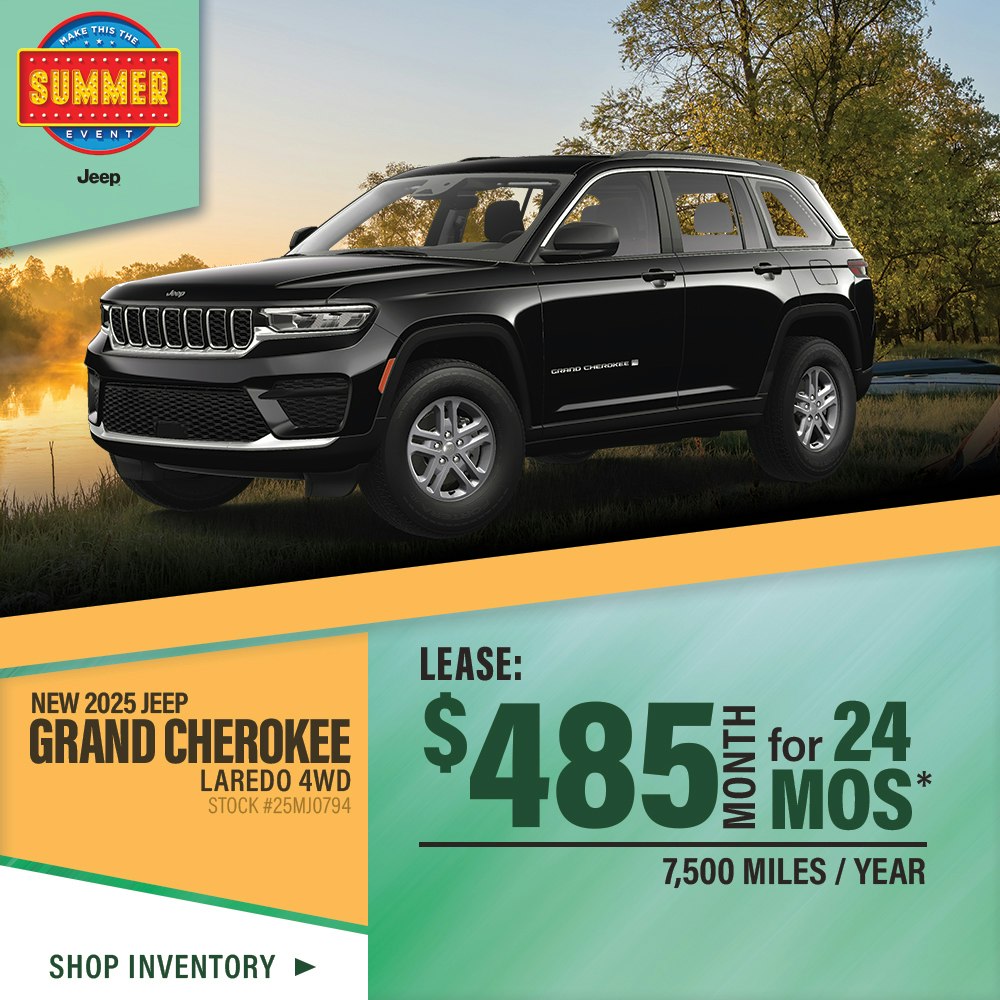 New 2025 Jeep Grand Cherokee Laredo 4WD