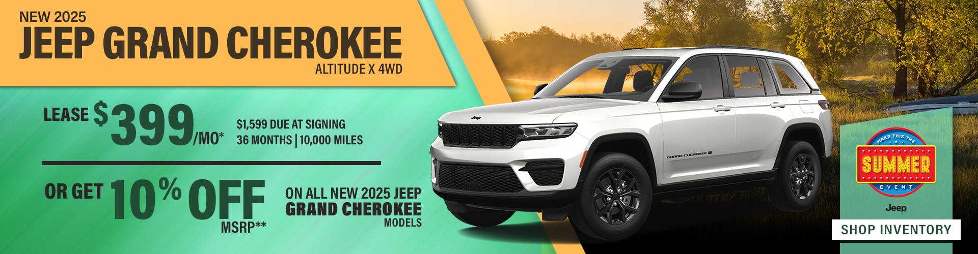 New 2025 Jeep Grand Cherokee Altitude X 4WD