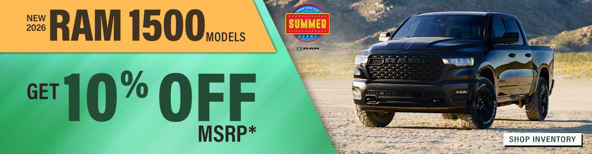 New 2026 RAM 1500 Models