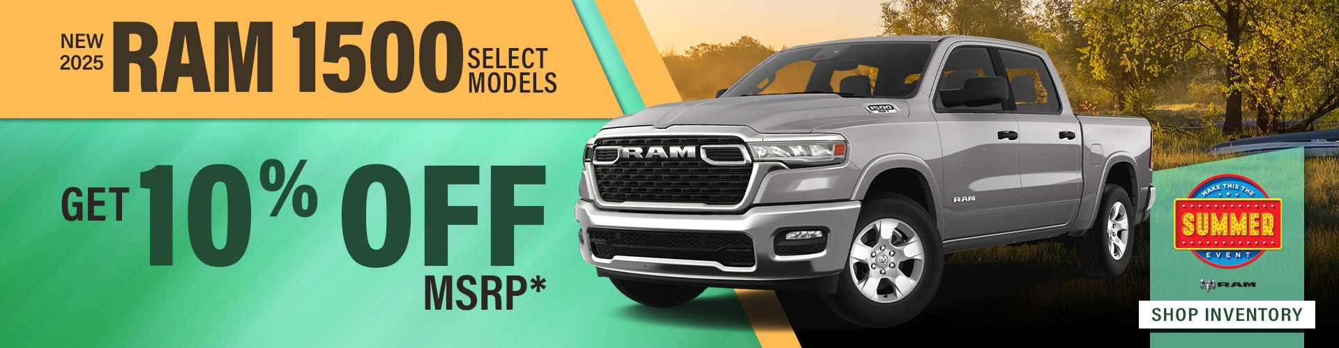 New 2025 RAM 1500 Select Models