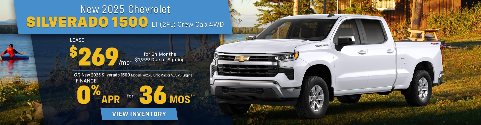 New 2025 Chevrolet Silverado 1500 LT (2FL) Crew Cab 4WD
