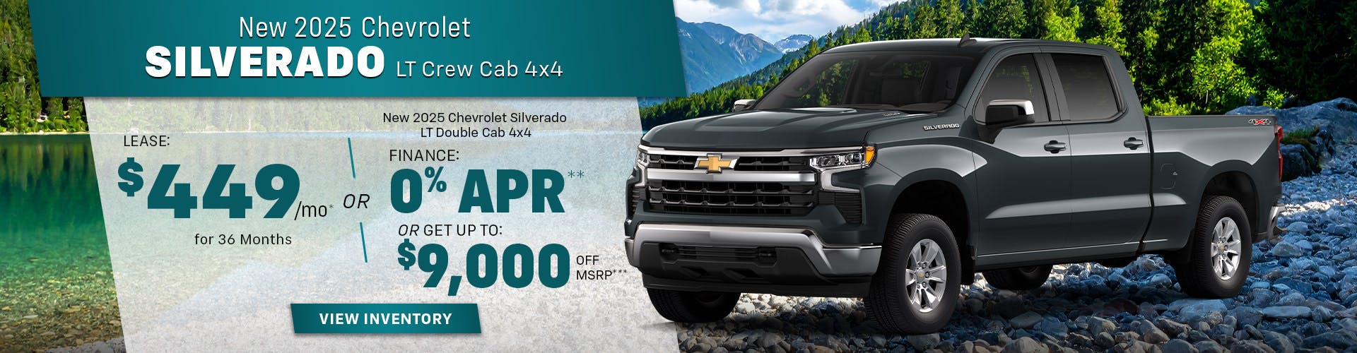 New 2025 Chevrolet Silverado LT Crew Cab 4X4