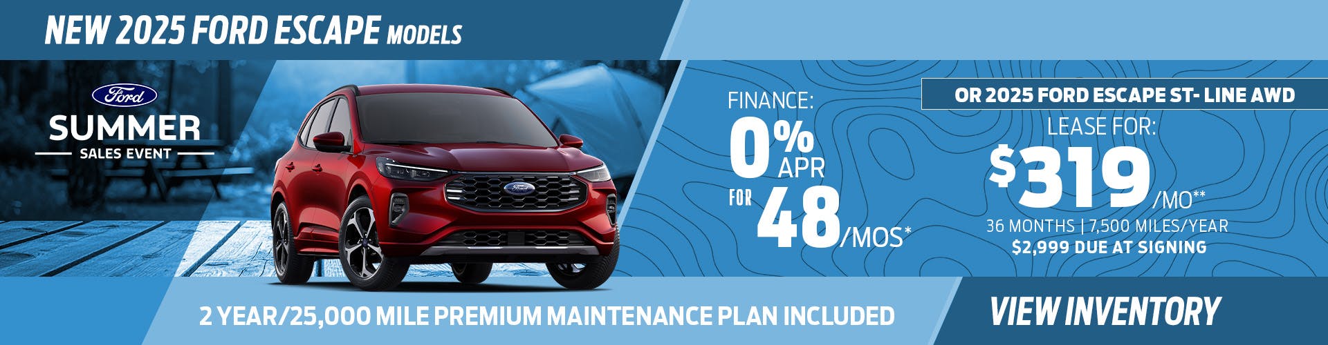 New 2025 Ford Escape Models OR 2025 Ford Escape ST- Line AWD
