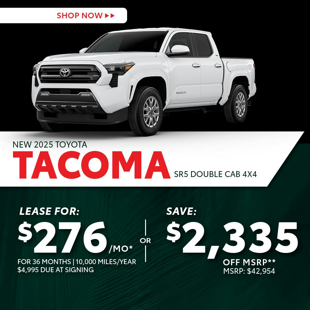 New 2025 Toyota Tacoma SR5 Double Cab 4X4
