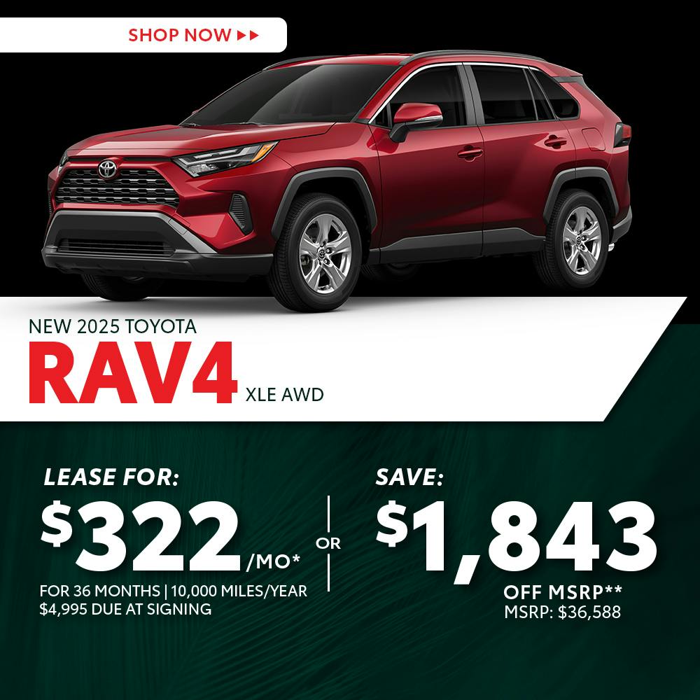 New 2025 Toyota RAV4 XLE AWD
