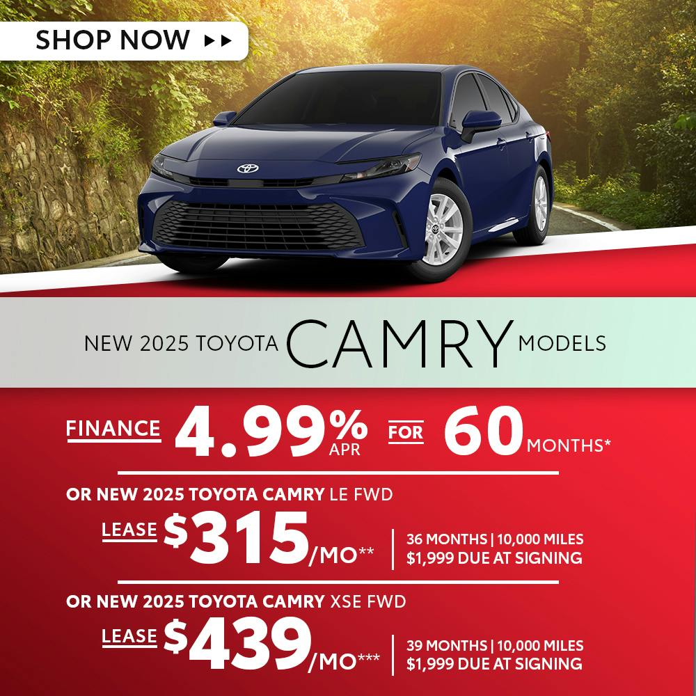 New 2025 Toyota Camry OR New 2025 Toyota Camry LE FWD OR New 2025 Toyota Camry XSE FWD