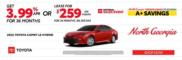 Toyota Camry Special Offer | North Georgia Toyota