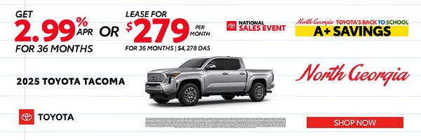 Toyota Tacoma Special Offer | North Georgia Toyota