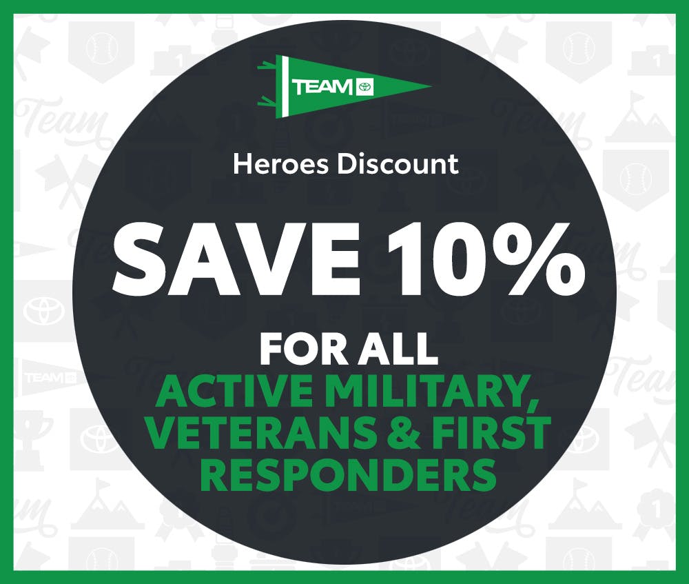 Heroes Discount | Team Toyota of Princeton