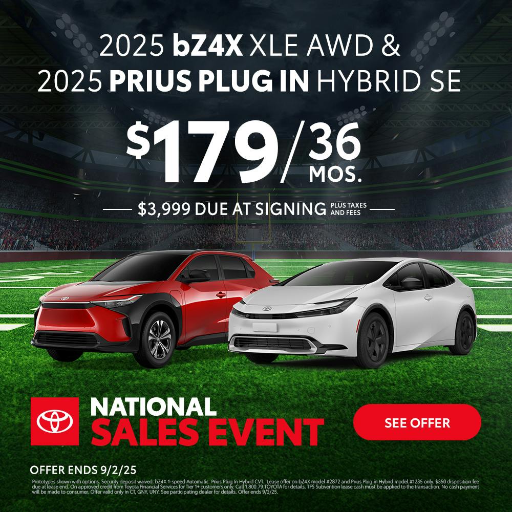 August 2025 GNYUNYCT bZ4X Prius