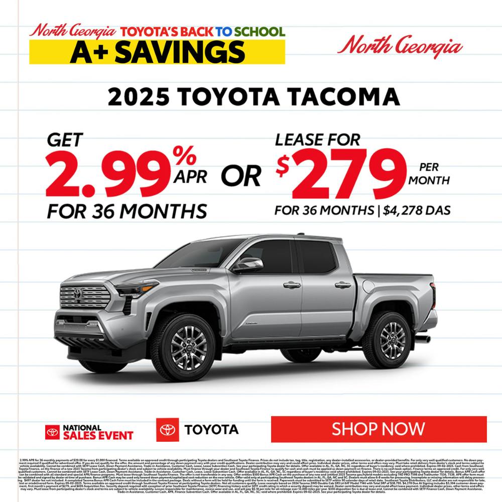 Toyota Tacoma Special Offer