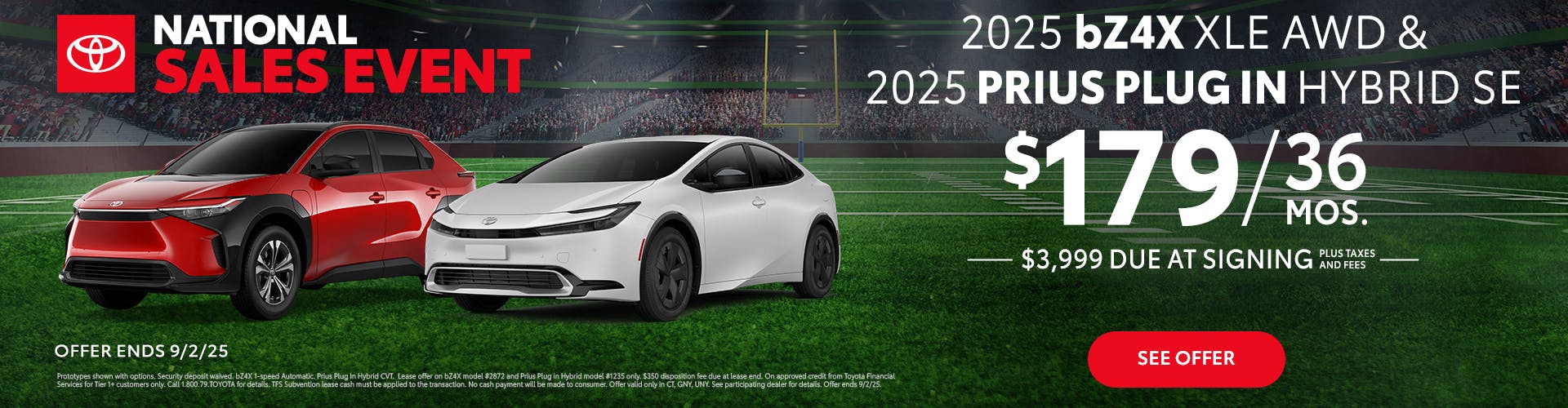 August 2025 GNYUNYCT bZ4X Prius