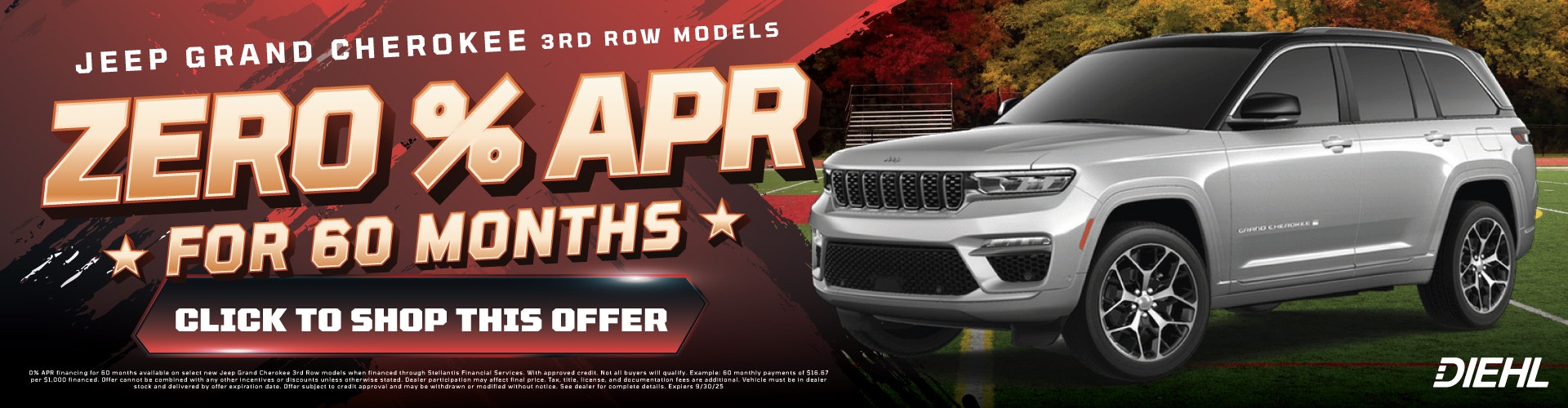 Jeep Grand Cherokee L 0% APR