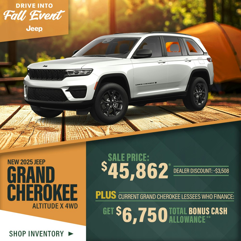 New 2025 Jeep Grand Cherokee Altitude X 4WD