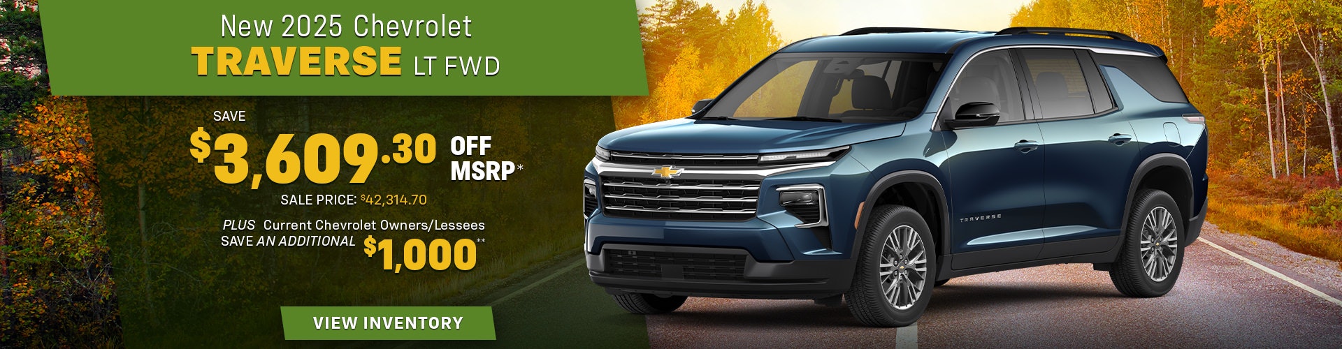 ​New 2025 Chevrolet Traverse LT FWD