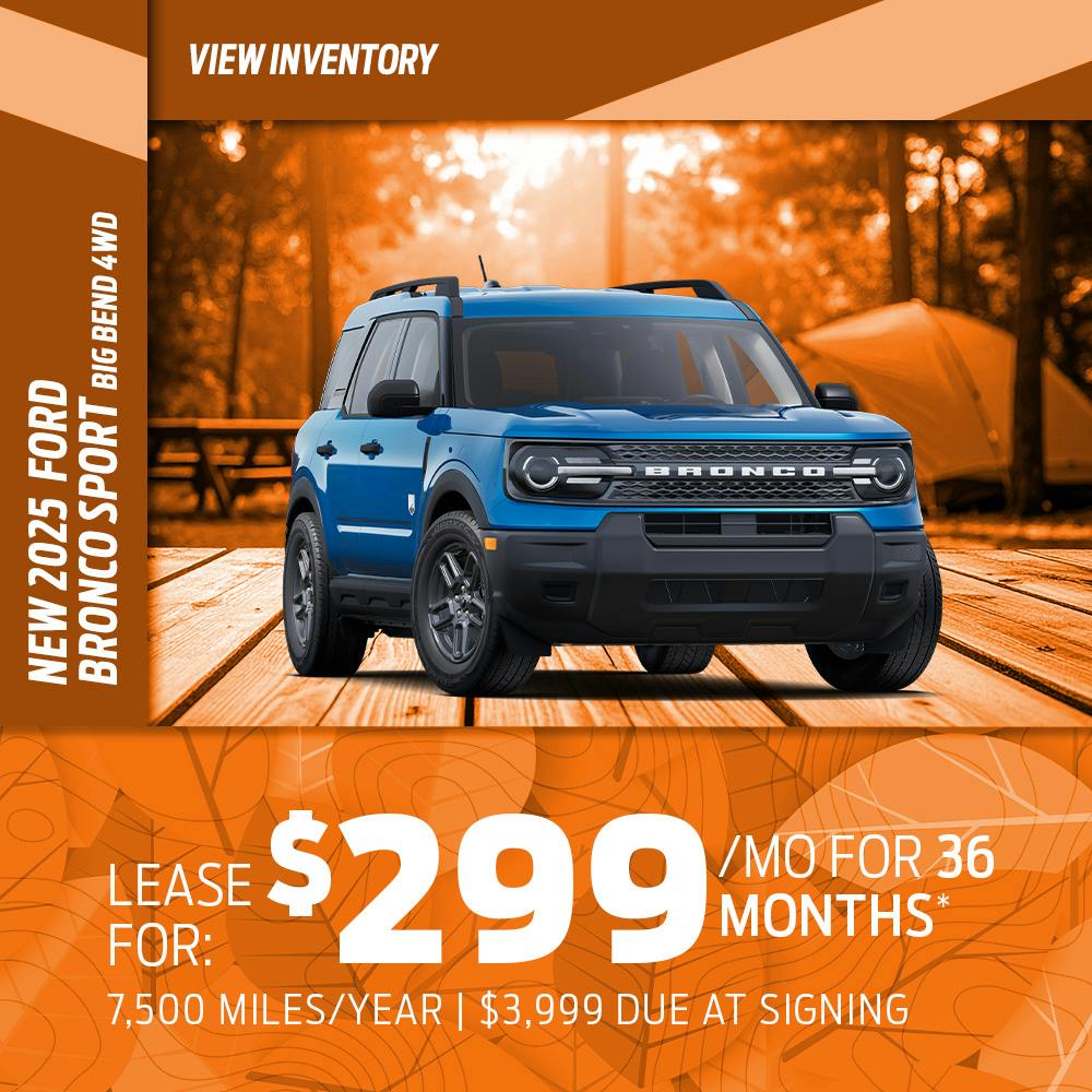 New 2025 Ford Bronco Sport Big Bend 4WD