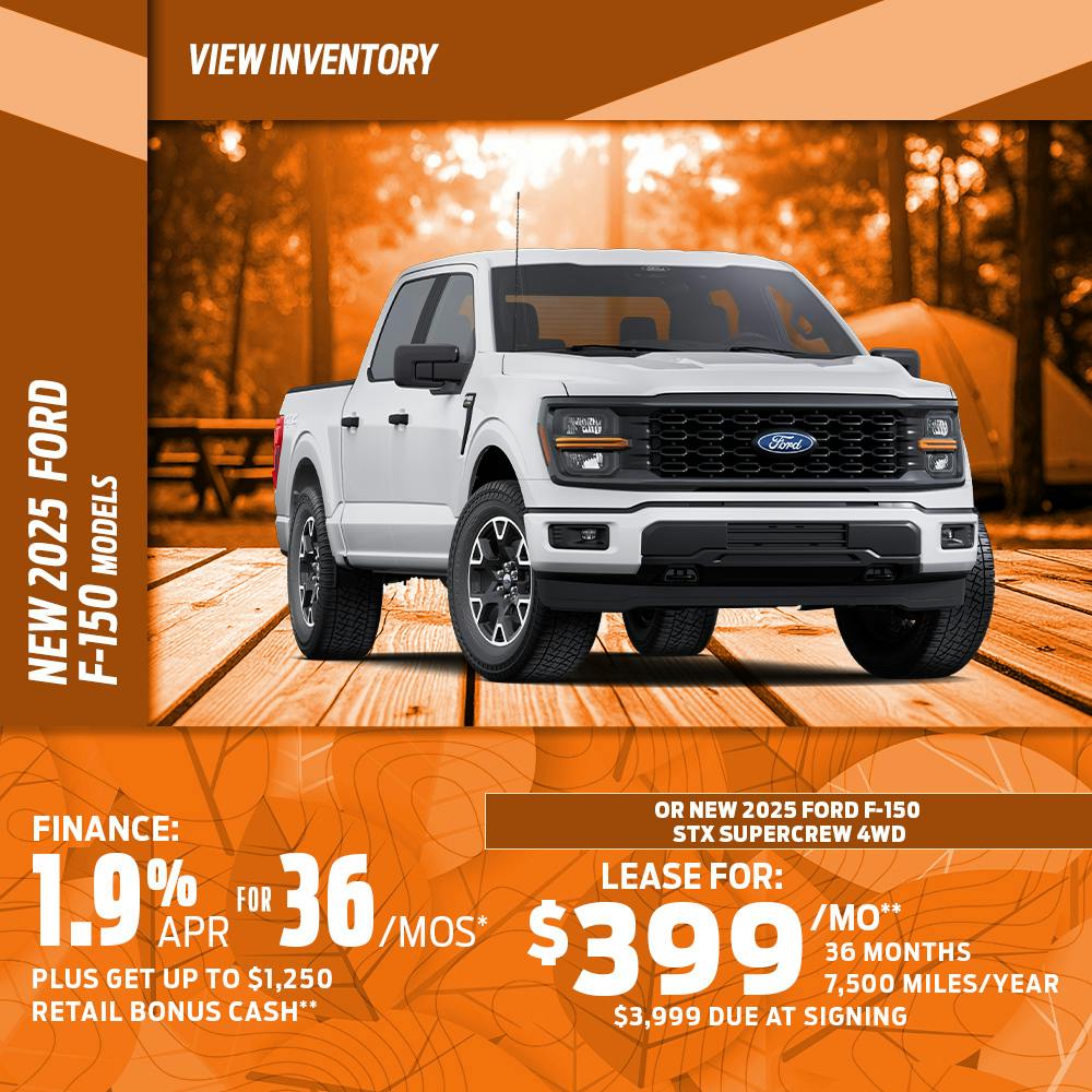 New 2025 Ford F-150 Models OR New 2025 Ford F-150 STX SuperCrew 4WD