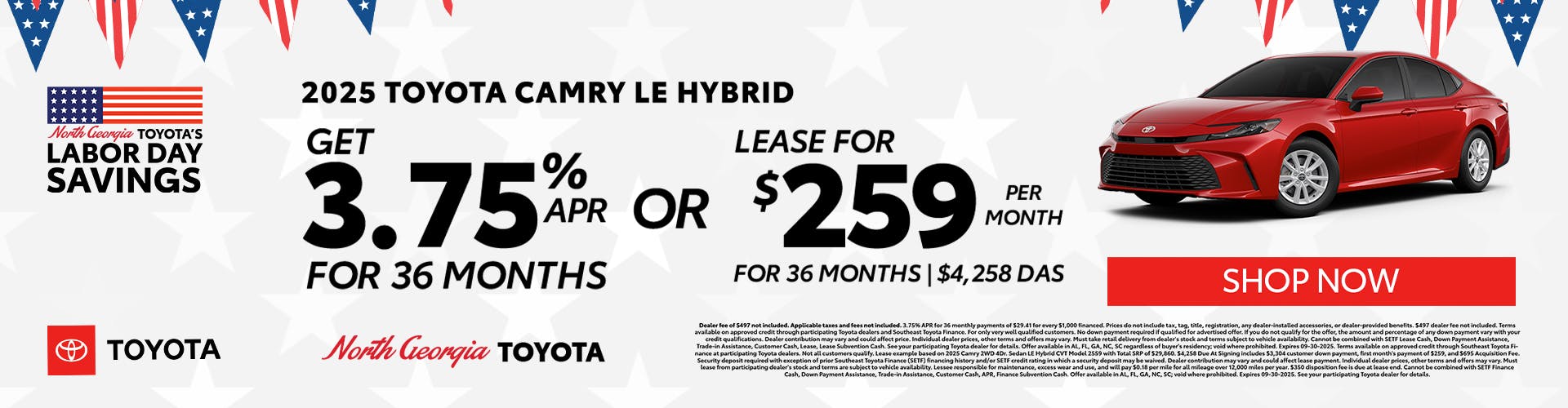 Toyota Camry Special Offer