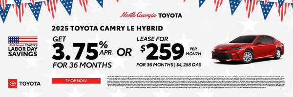 Toyota Camry Special Offer | North Georgia Toyota