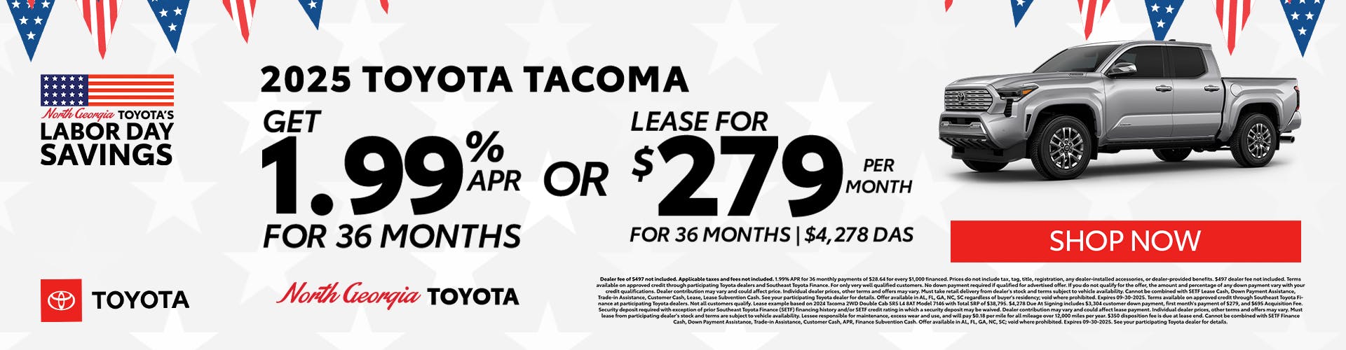 Toyota Tacoma Special Offer
