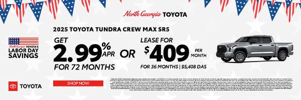 Toyota Tundra Special Offer | North Georgia Toyota