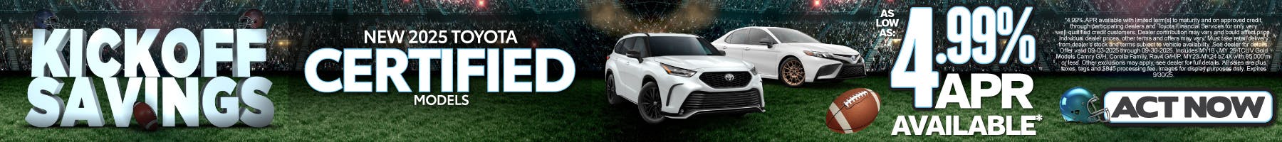 SAM – TOYOTA CERTIFIED MODELS | Warrenton Toyota