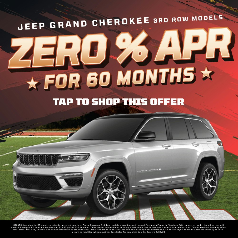 Jeep Grand Cherokee L 0% APR