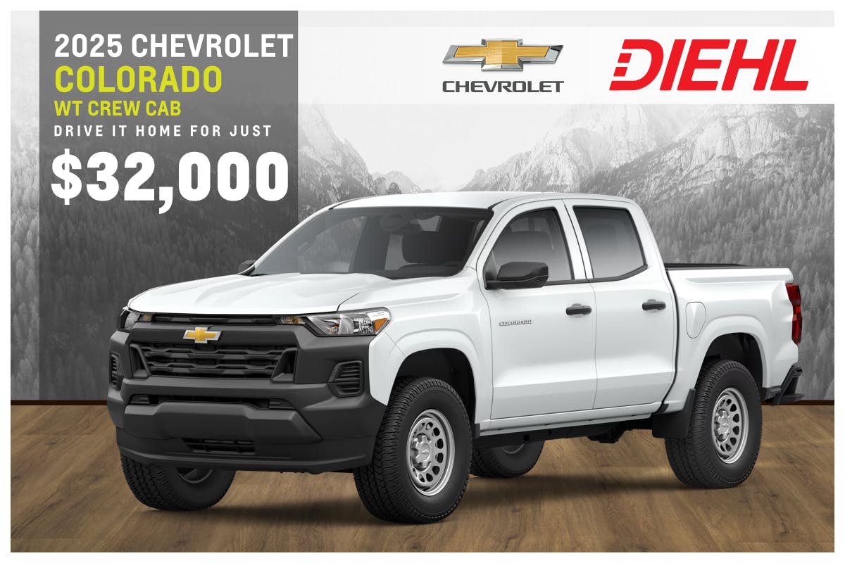 2025 Chevrolet Colorado WT Crew Cab | Diehl Chevrolet of Hermitage