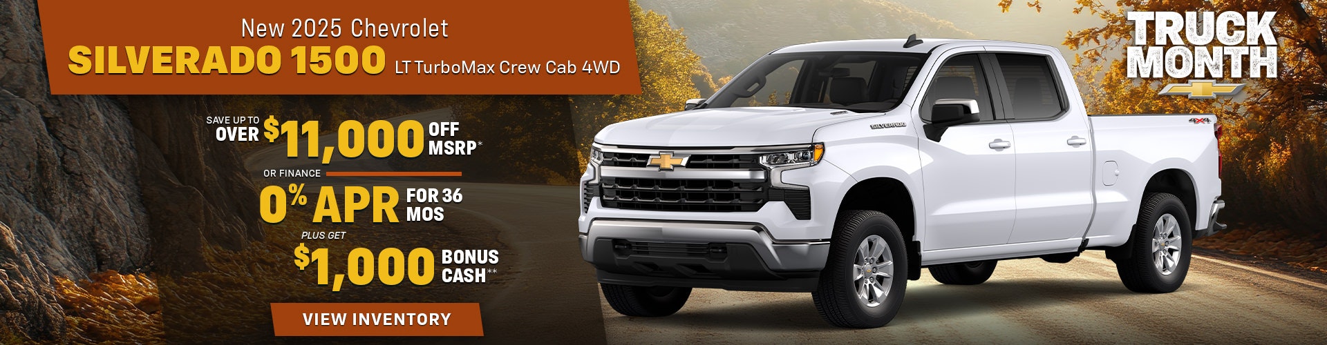 New 2025 Chevrolet Silverado 1500 LT TurboMax Crew Cab 4WD