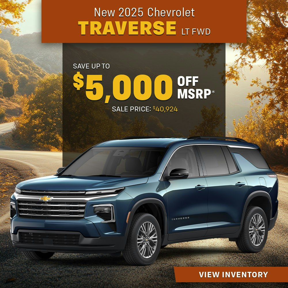 New 2025 Chevrolet Traverse LT FWD