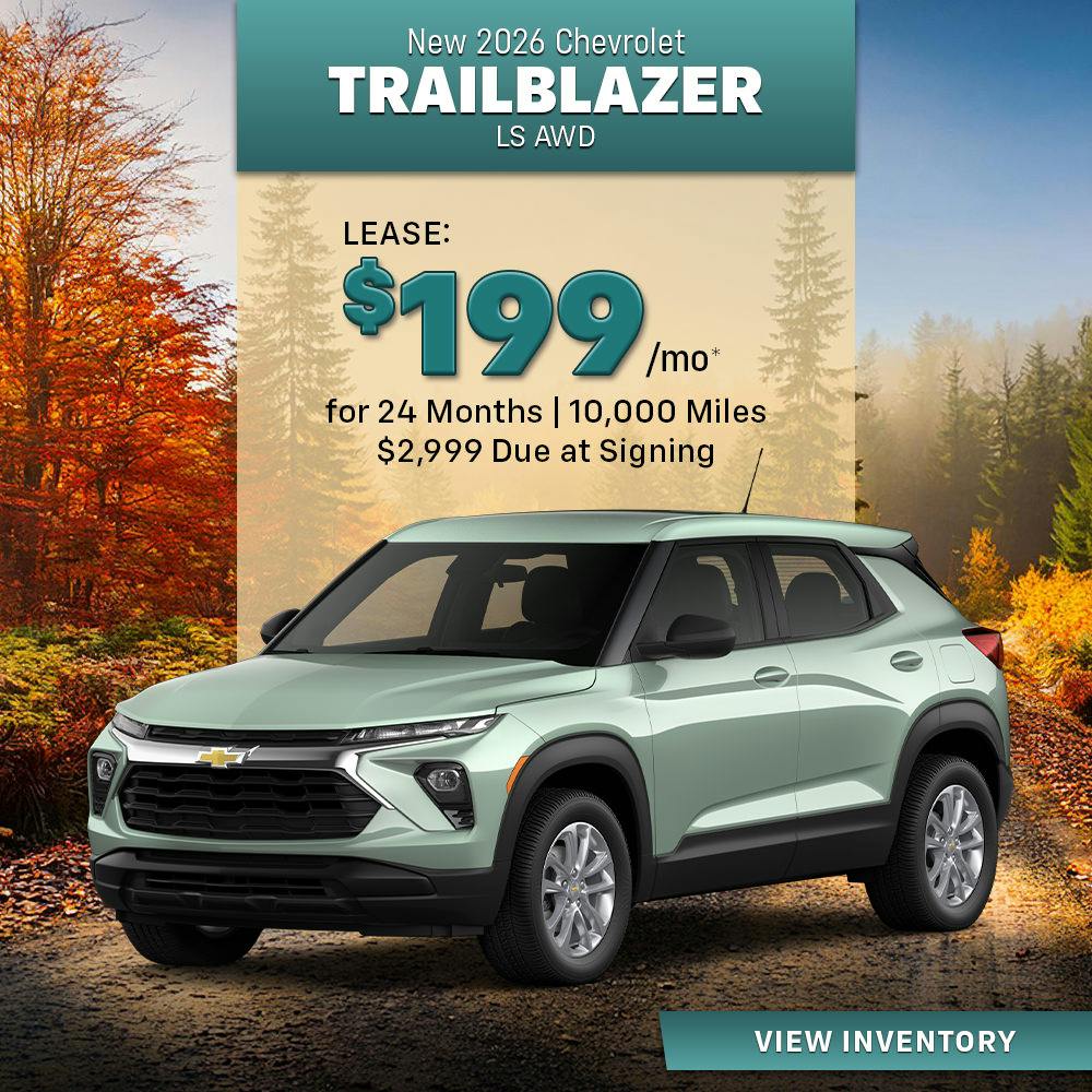 New 2026 Chevrolet Trailblazer LS AWD | Diehl Chevrolet of Hermitage