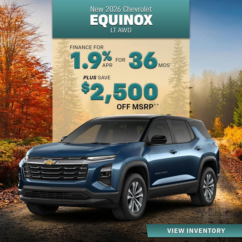 New 2026 Chevrolet Equinox LT AWD | Diehl Chevrolet of Hermitage