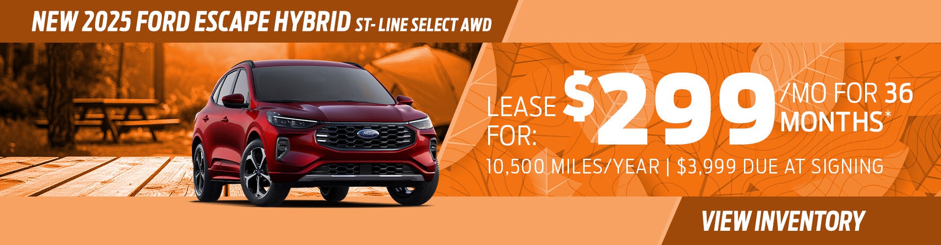 New 2025 Ford Escape Hybrid ST- Line Select AWD