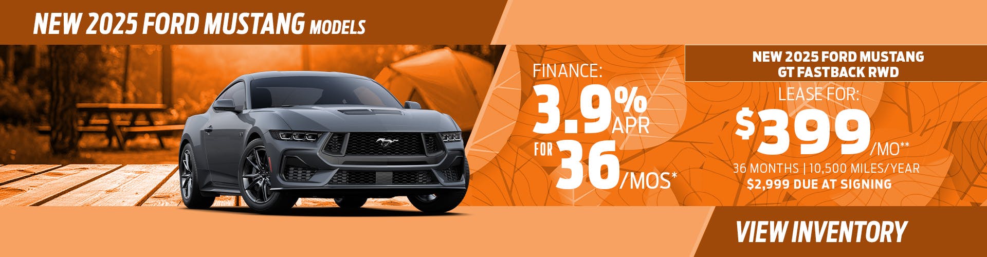 New 2025 Ford Mustang Models OR New 2025 Ford Mustang GT Fastback RWD