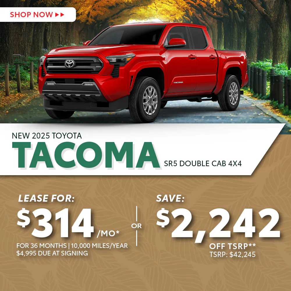New 2025 Toyota Tacoma SR5 Double Cab 4X4 | Diehl Toyota of Butler, PA