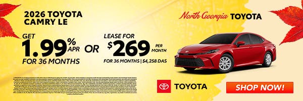 Toyota Camry Special Offer | North Georgia Toyota