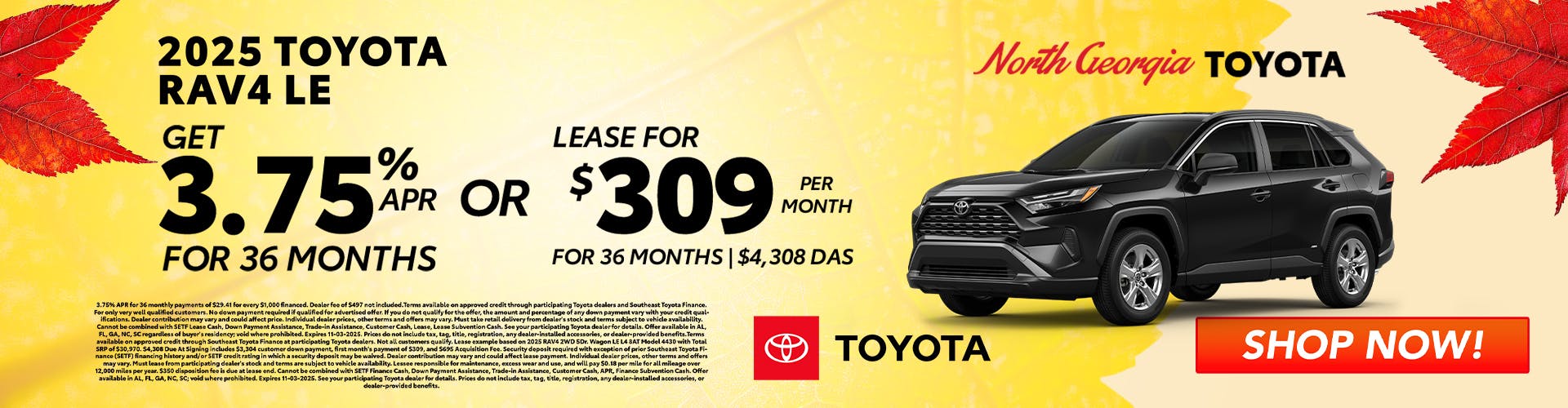 Toyota RAV4 Special Offer