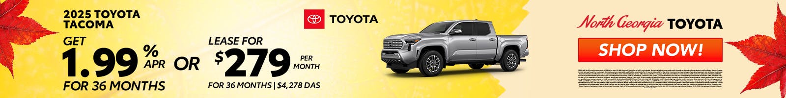 Toyota Tacoma Special Offer