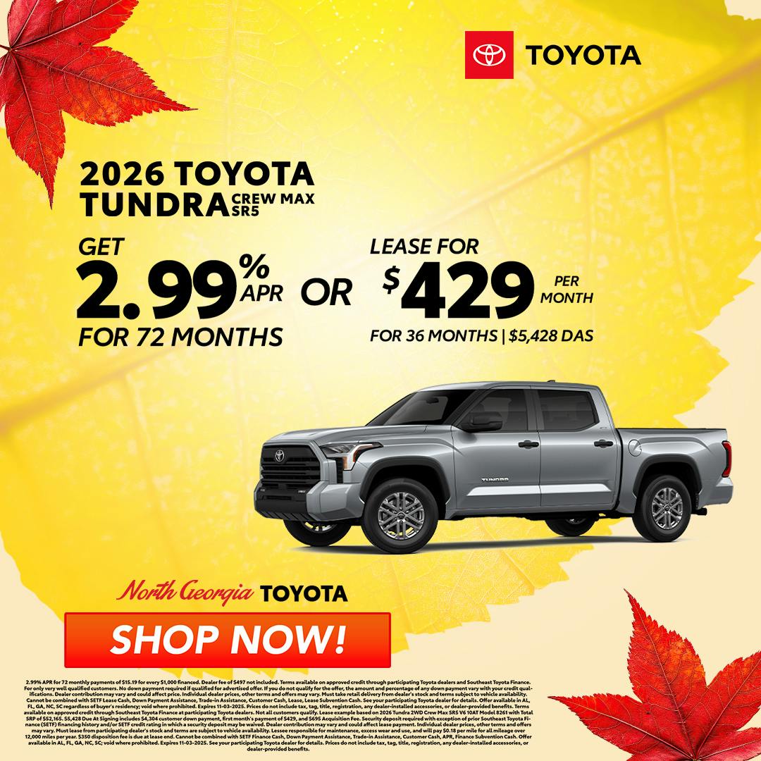 Toyota Tundra Special Offer