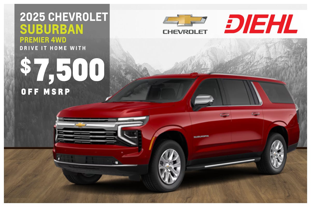 2025 Chevrolet Suburban Premier 4WD | Diehl Chevrolet of Hermitage