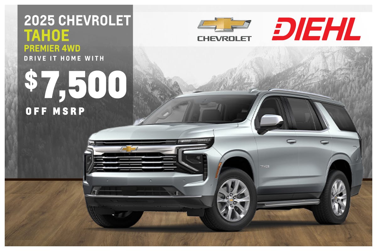 2025 Chevrolet Tahoe Premier 4WD | Diehl Chevrolet of Hermitage