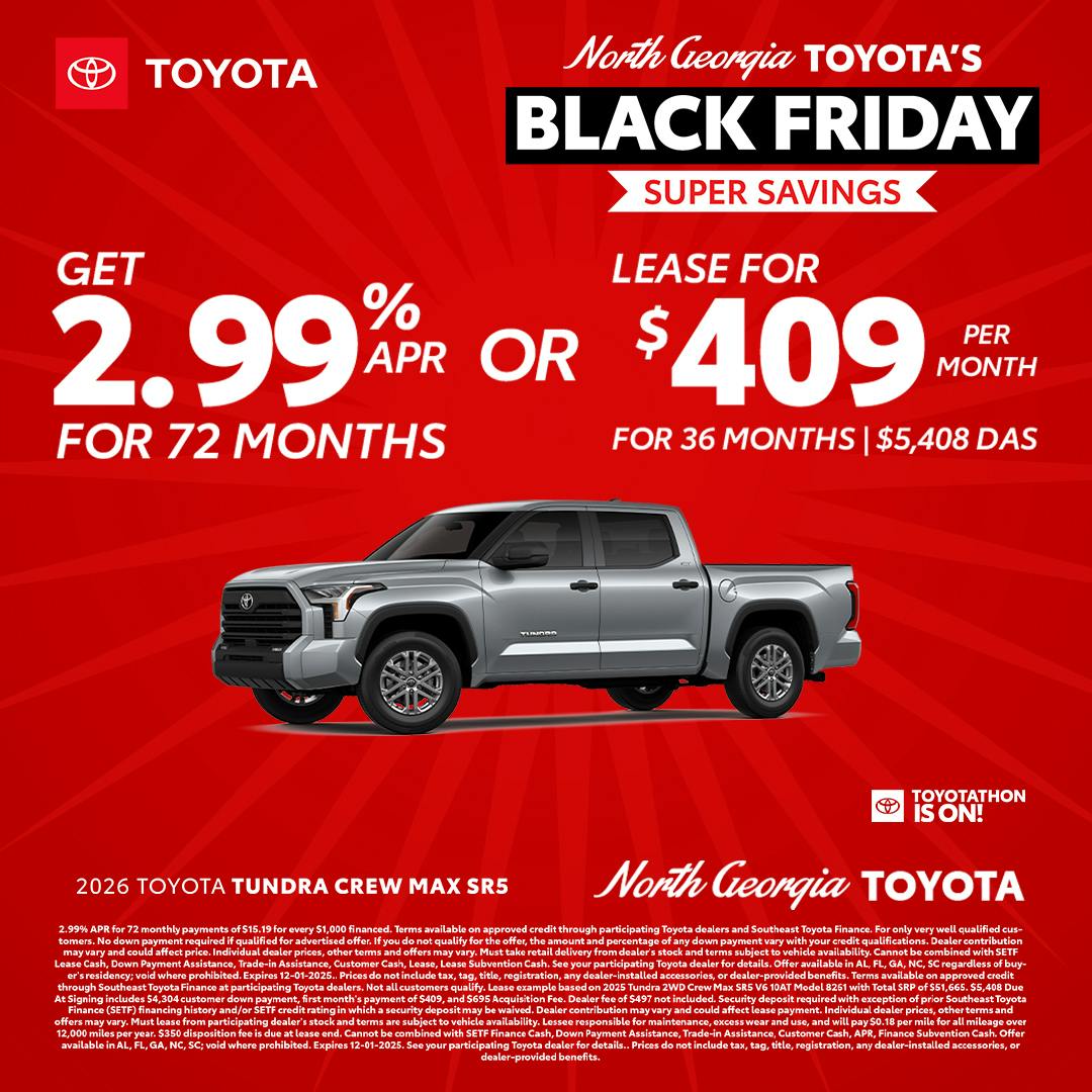 Toyota Tundra Toyotathon Sales Event