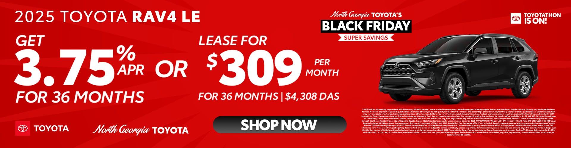 Toyota RAV4 Toyotathon Sales Event