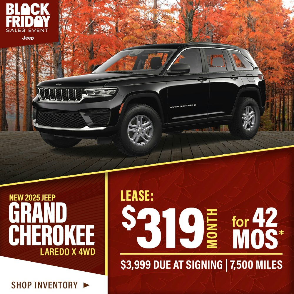 New 2025 Jeep Grand Cherokee Laredo X 4WD | Diehl of Grove City