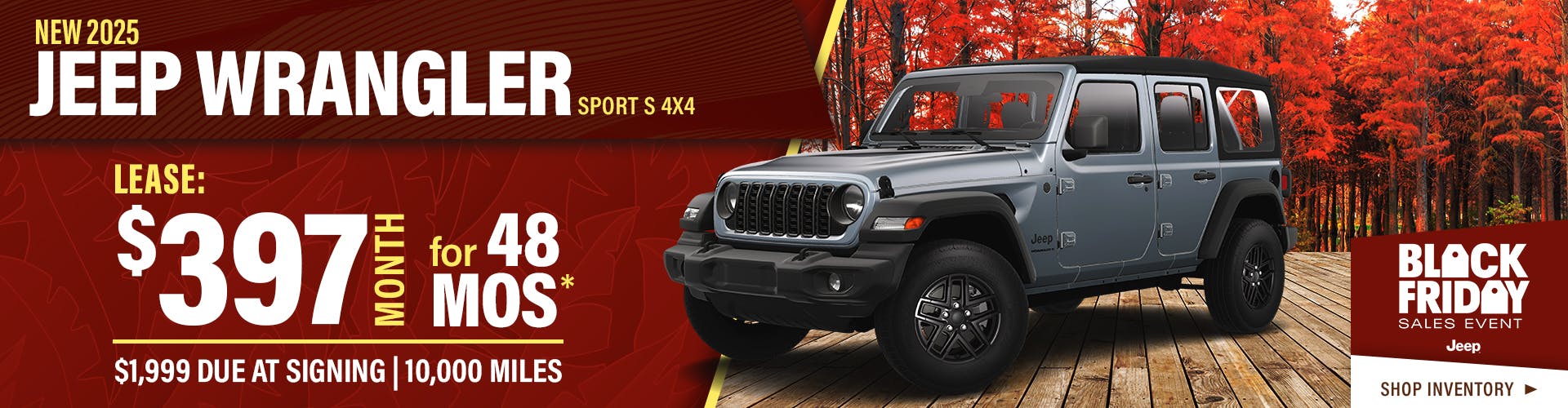 New 2025 Jeep Wrangler Sport S 4X4