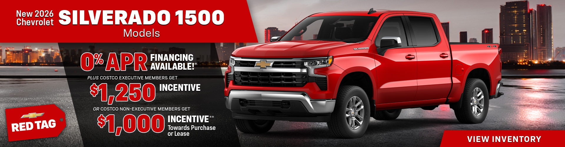 New 2026 Chevrolet Silverado 1500 Models