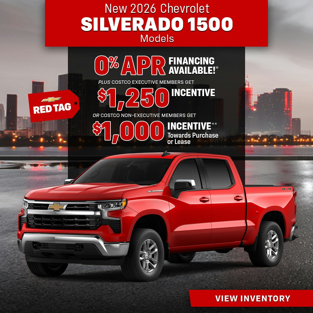 New 2026 Chevrolet Silverado 1500 Models