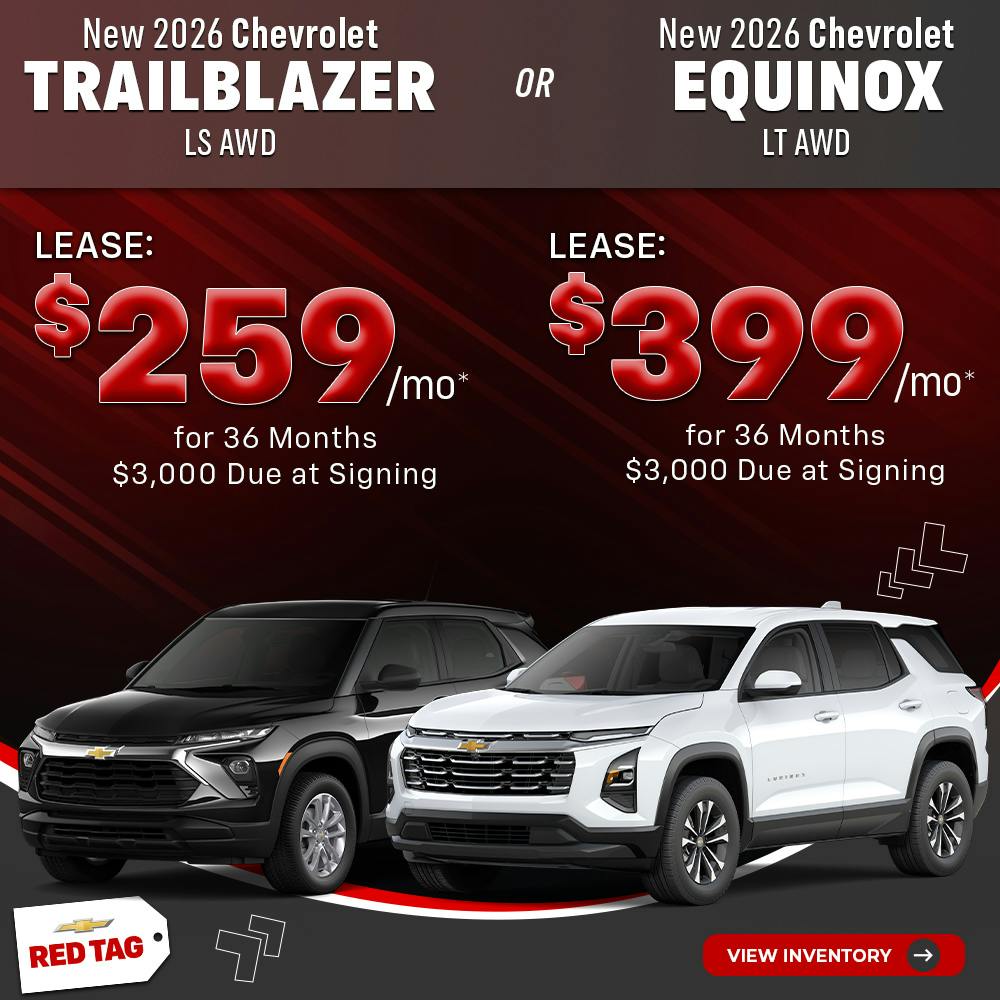 New 2026 Chevrolet Trailblazer LS AWD or New 2026 Chevrolet Equinox LT AWD